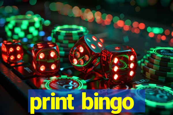 print bingo